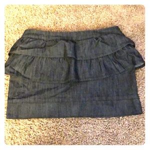 Grey mini skirt